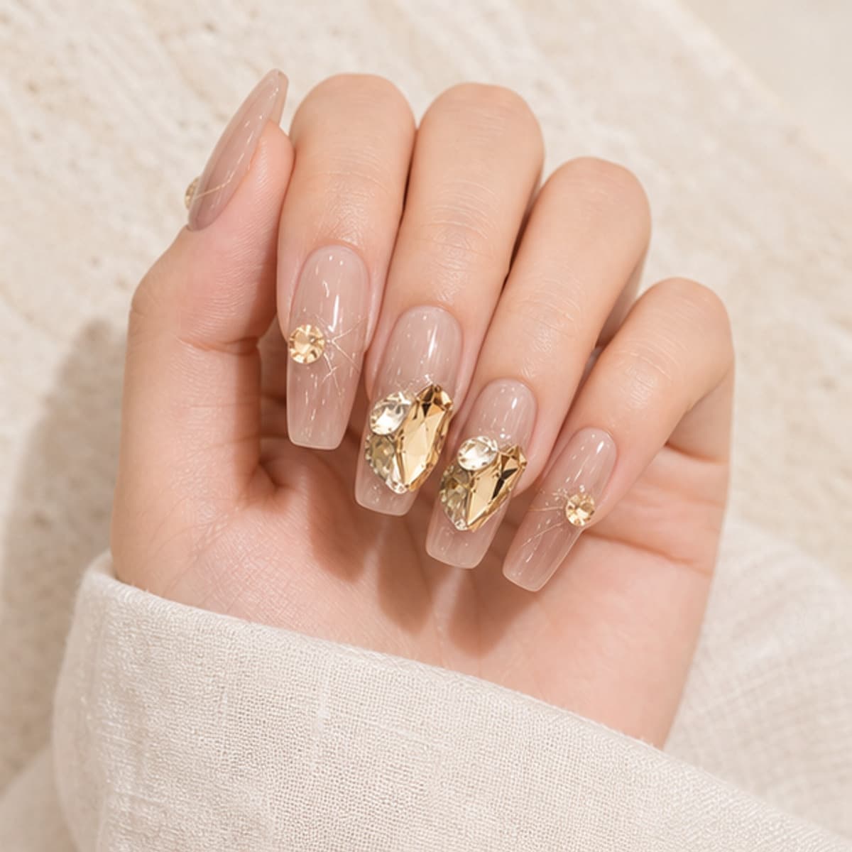 Champagne shown in correct use in the Lunara editorial style