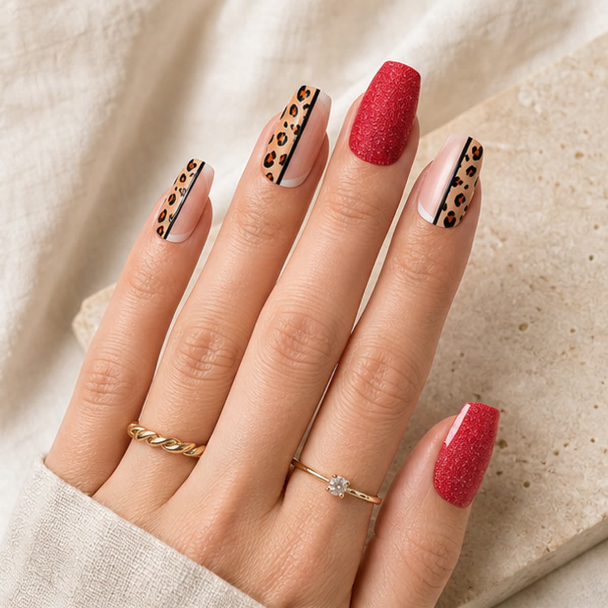 Fauve Rouge shown in correct use in the Lunara editorial style