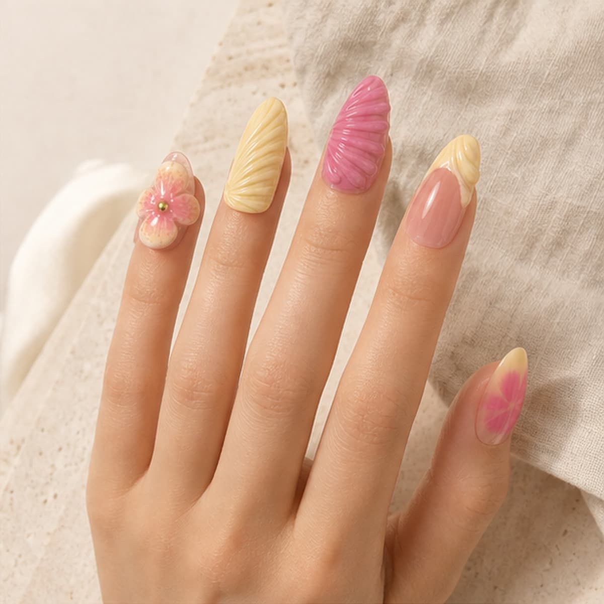 Floraison shown in correct use in the Lunara editorial style