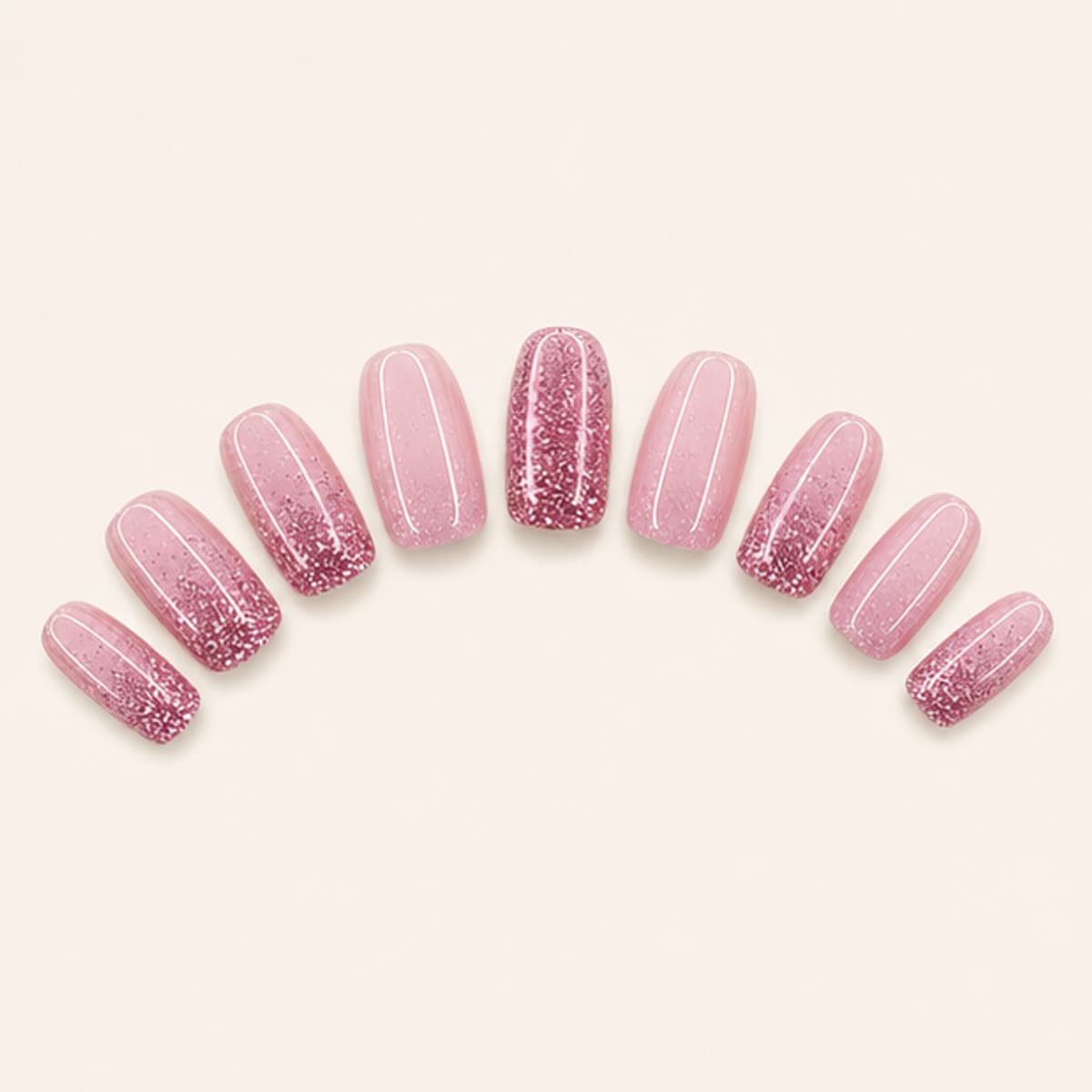 Glace Rose complete product view on a warm ivory background