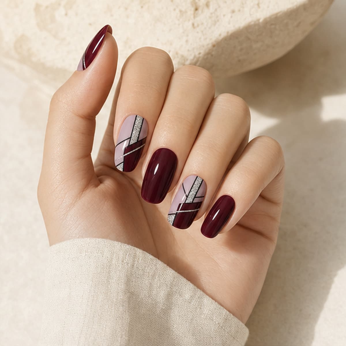 Graphique shown in correct use in the Lunara editorial style