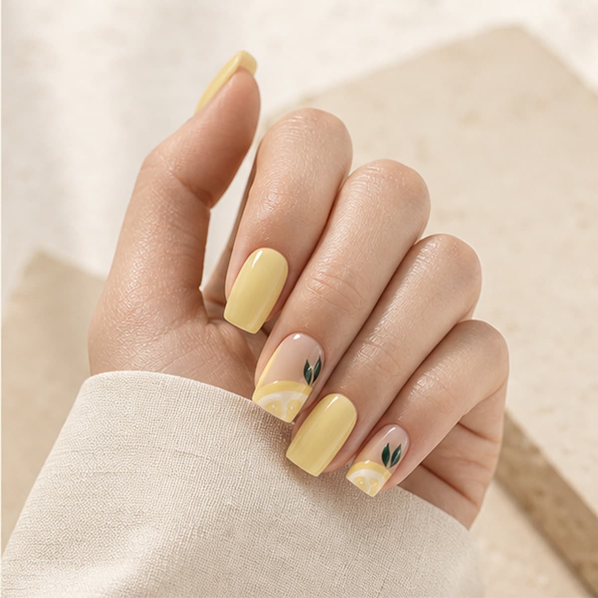Limoncello shown in correct use in the Lunara editorial style