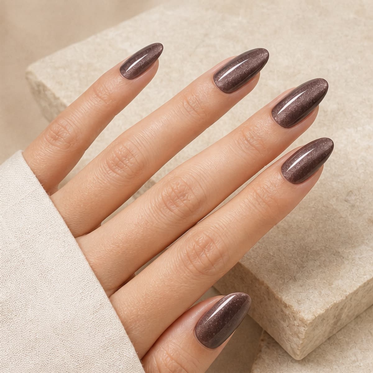 Marron Glacé shown in correct use in the Lunara editorial style
