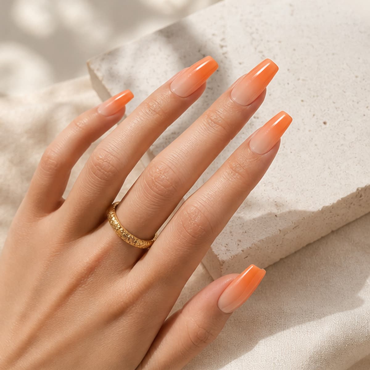 Solaire shown in correct use in the Lunara editorial style